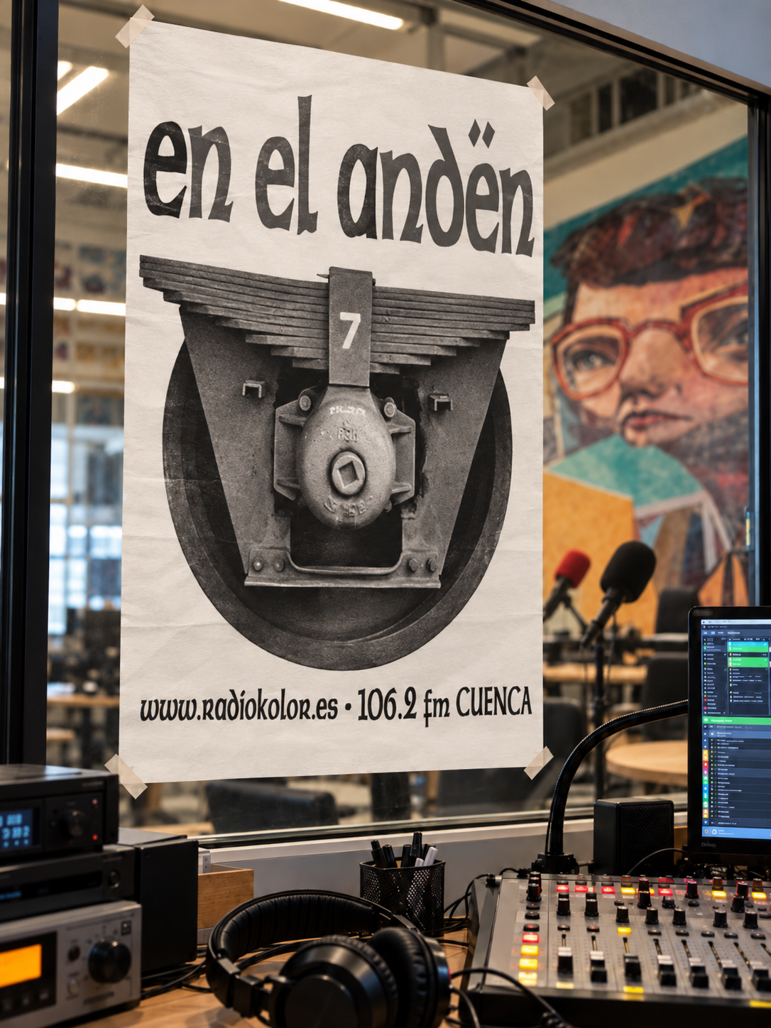 En el andén